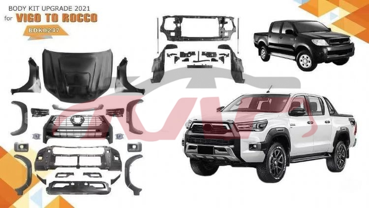 For Toyota 2322012 Hilux Vigo&nbsp;refit Kit&nbsp;, Hilux Car Accessorie, Toyota  Auto Refit Kits-