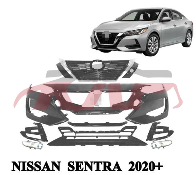 For Nissan 21912019 Sentra&nbsp;front Bumper Assembly&nbsp;, Sentra Accessories, Nissan  Car Front Guard-