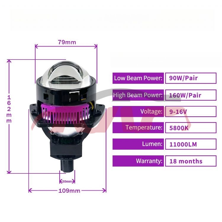 For Lens3551&nbsp;projector Lens&nbsp;universal Bi-led 3.0inch 5800k 80w Projector Lens Hyperboloid Led Headlight For Car Accessories, Lens  Automotive Accessories, Lens Auto Parts Prices-Universal BI-LED 3.0inch 5800K 80W Projector Lens Hyperboloid LED Headlight for Car Accessories