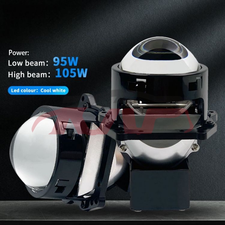 For Lens3551&nbsp;projector Lens&nbsp;cool Module Prism 3.0 Inch Bi Led Projector Lens 105w Super Bright Fit For All Car Auto Lighting System, Lens  Automotive Accessories, Lens Cheap Auto Parts-Cool Module Prism 3.0 Inch Bi Led Projector Lens 105W Super Bright Fit for All Car Auto Lighting System