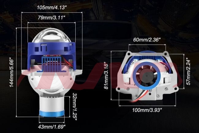 For Lens3551&nbsp;projector Lens&nbsp;universal 60w 6000lm Bi-led Projector Lenses 3 Inch Headlight For Hyperboloid Led Auxiliary Lamp Kit Led Projector Lens, Lens Auto Parts Manufacturer, Lens Car Parts-Universal 60W 6000LM Bi-led Projector Lenses 3 Inch Headlight for Hyperboloid Led Auxiliary Lamp Kit Led Projector Lens