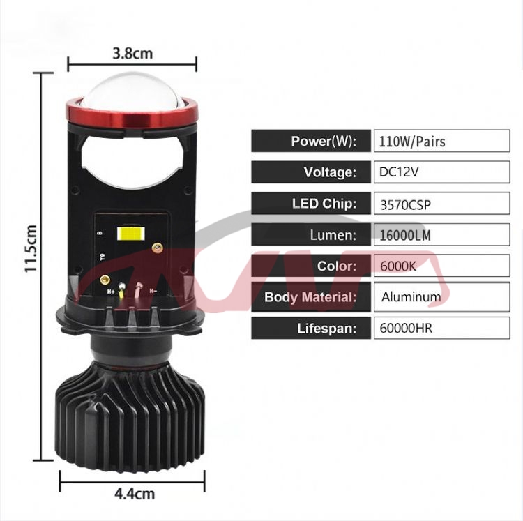 For Lens3551&nbsp;projector Lens&nbsp;h4 Led Headlights New Condition Aluminum Fog/driving Lights Moto Car Accessories Motorcycle Headli, Lens Auto Accessorie, Lens Auto Lamps-H4 LED Headlights New Condition Aluminum Fog/Driving Lights Moto Car Accessories Motorcycle Headli