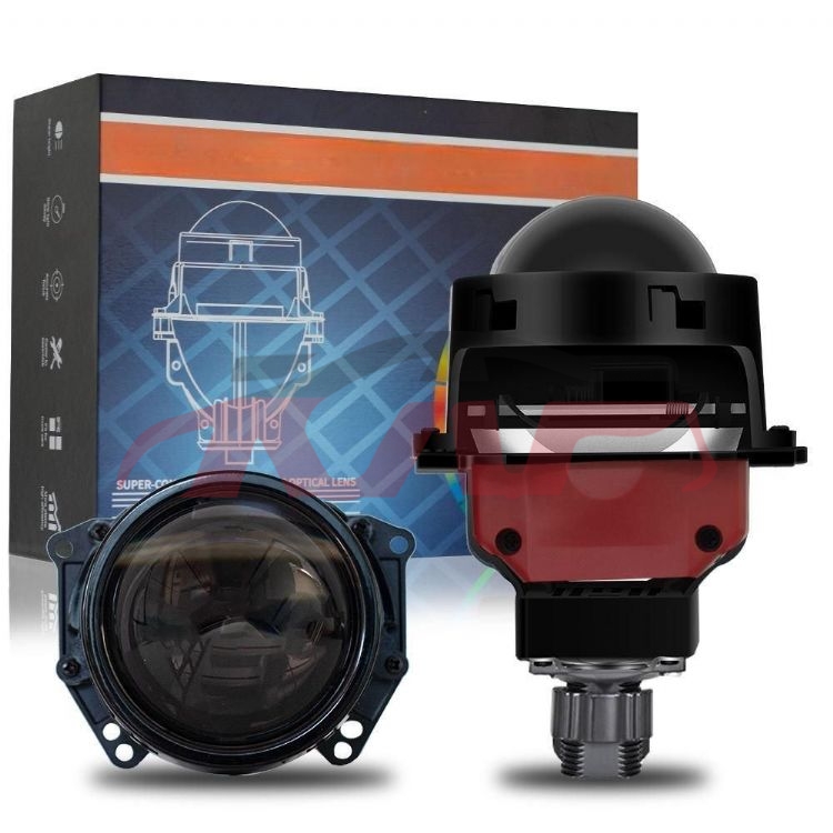 For Lens3551&nbsp;projector Lens&nbsp;led Headlights 3.0 Inch 80w 70w Projector Lenses High Low Beam Dual Core Dual Cup 6000k, Lens Auto Part, Lens Auto Lamps-LED Headlights 3.0 Inch 80W 70W Projector Lenses High Low Beam Dual Core Dual Cup 6000k