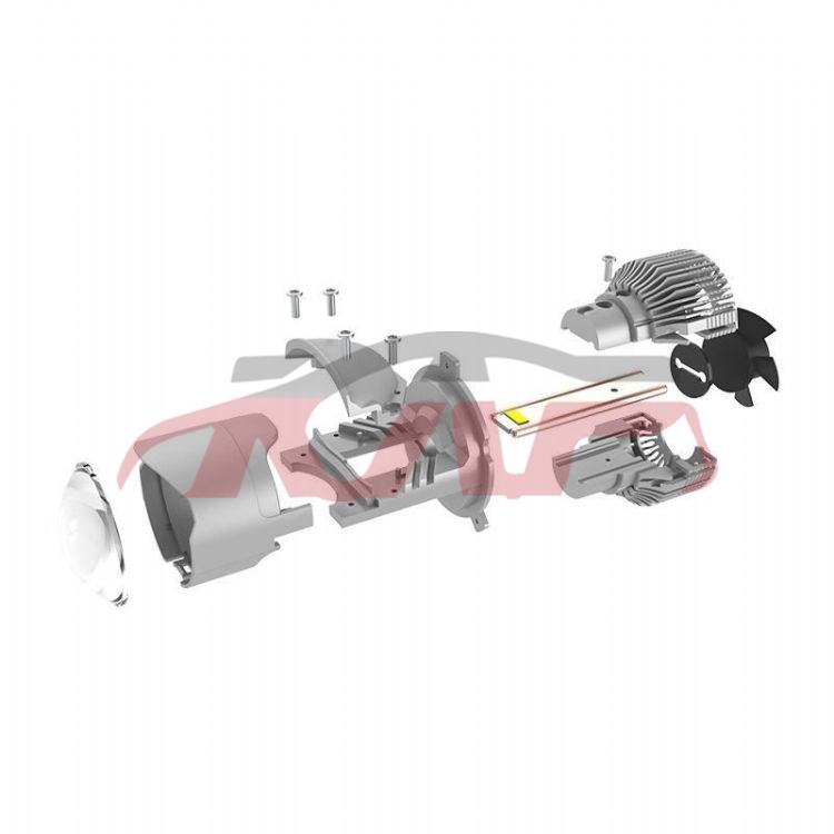 For Lens3551&nbsp;projector Lens&nbsp;50w H4 Led Projector Lens Mini Car Headlight With High Intensity Led Light, Lens Auto Part, Lens Accessories-50W H4 LED Projector Lens Mini Car Headlight with High Intensity LED Light