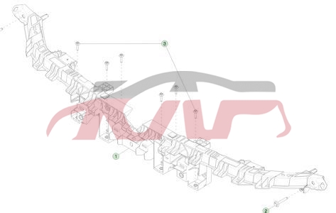 For Tesla 3585cybertruck 2024-2028&nbsp;front Hood Lock Iron Bracket&nbsp;173800000c, Cybertruck Accessories, Tesla   Automotive Parts-173800000C