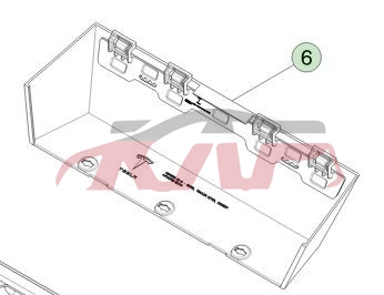 For Tesla 3585cybertruck 2024-2028&nbsp;rear Drag Hook Cover Plate&nbsp;189637300a, Tesla   Automotive Parts, Cybertruck Accessories-189637300A