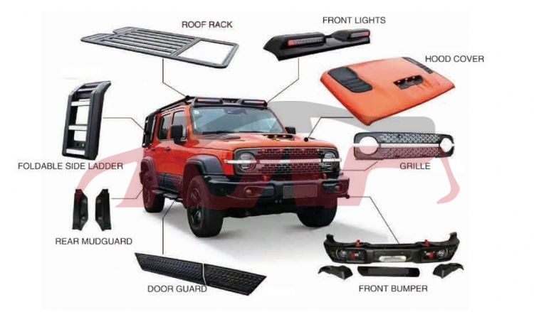 For Great Wall 3444坦克300越野版&nbsp;refit Kit&nbsp;, 坦克300越野版 Car Spare Parts, Great Wall  Car Refitted Parts-