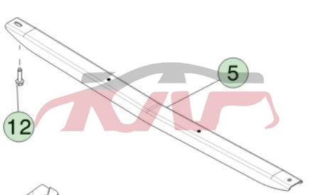 For Tesla 3585cybertruck 2024-2028&nbsp;lower Crossbeam Of Rear Bumper&nbsp;187886000c, Tesla  Car Lamps, Cybertruck Parts-187886000C