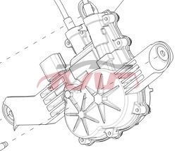 For Tesla 3585cybertruck 2024-2028&nbsp;cover Lock Cable Bracket&nbsp;185243500a, Cybertruck Replacement Parts For Cars, Tesla  Auto Part-185243500A