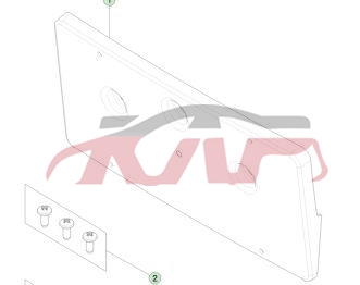 For Tesla 3585cybertruck 2024-2028&nbsp;front License Plate, Usa Version&nbsp;173800400b, Cybertruck Auto Accessorie, Tesla  License Plate Frame-173800400B