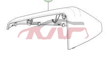 For Tesla 3585cybertruck 2024-2028&nbsp;rear Cover Of Rearview Mirror&nbsp;l:176151600a   R:176151700a, Cybertruck Accessories, Tesla  Auto Lamp-L:176151600A   R:176151700A