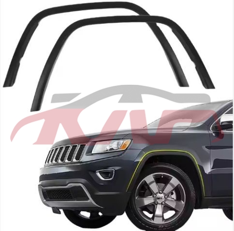 For Jeep 35572014-2016&nbsp;front Wheel Eyebrow&nbsp;1mp39rxfae, Ch1290106, 1mp38rxfae, Ch1291106, Grand Cherokee Replacement Parts For Cars, Jeep  Car Parts-1MP39RXFAE, CH1290106, 1MP38RXFAE, CH1291106