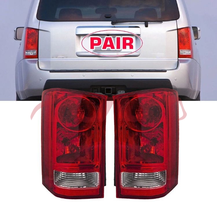For Honda 4180pilot 2009-2015&nbsp;tail Lamp&nbsp;l:ho2800174 R:ho2801174, Honda  Auto Part, Pilot Replacement Parts For Cars-L:HO2800174 R:HO2801174
